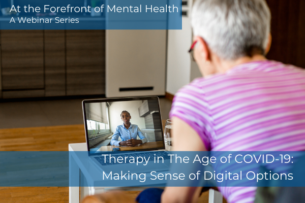 At the Forefront of Psychology and Counseling Webinar Series