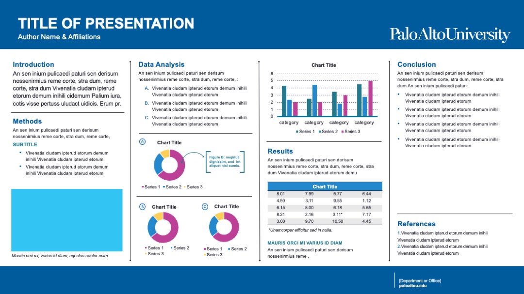 PAU Research Poster Presentation (horizontal) templates