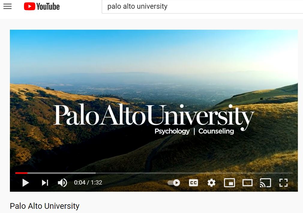 Image of PAU Brand video on YouTube