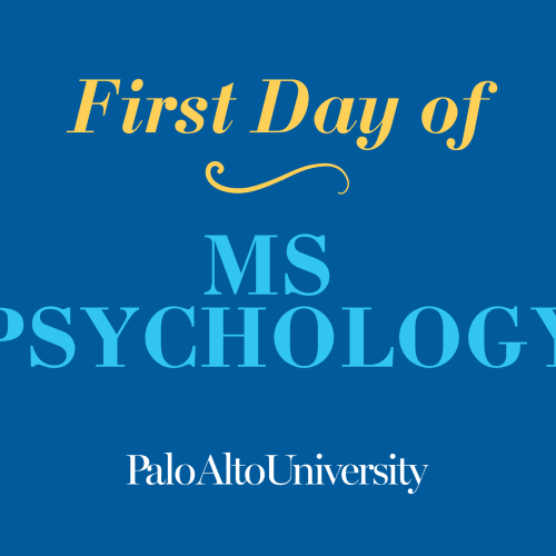 First Day MS Psychology