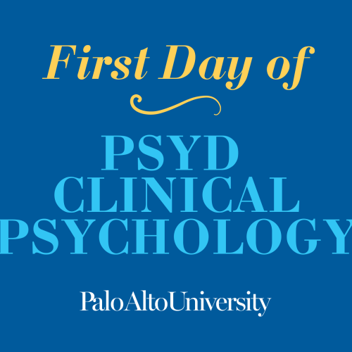 First Day of PsyD Clinical Psychology