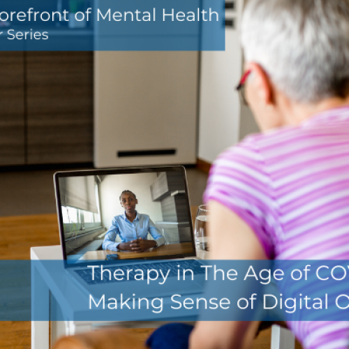 Digital Therapy Webinar At the Forefront of Mental Health