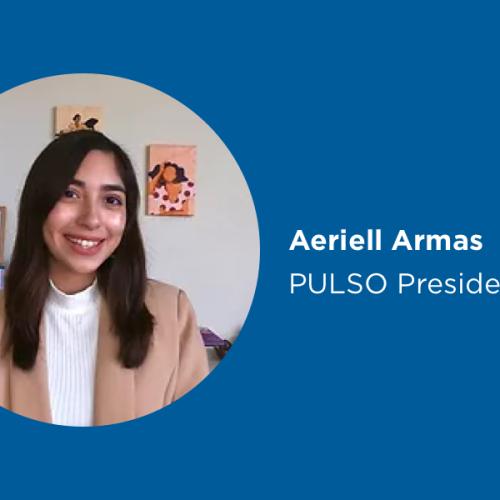 Aeriell Armas PULSO President Graphic