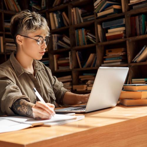 Bachelor's Program for Psychology Student stock photo