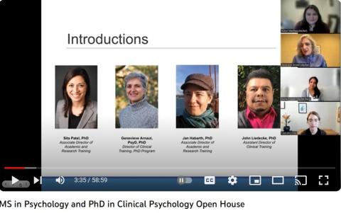 MS in Psychology Degree Open House at Palo Alto University