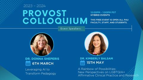 Provost Colloquium March 6th, 2024