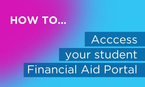 Financial Aid Portal Graphic