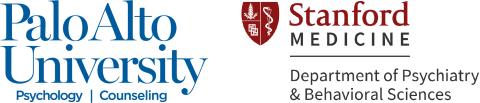 Palo Alto University | Stanford Medicine Dept. of Psychiatry & Behavioral Sciences Palo Alto University | Stanford Medicine Dept. of Psychiatry & Behavioral Sciences